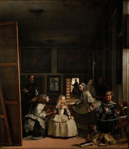 Velázquez pintó "Las meninas" en 1656. Hoy esta obra maestra de la pintura española y universal se encuentra en el Museo del Prado, de Madrid (España).