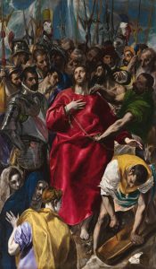 "El expolio de Cristo", de El Greco, se encuentra en la catedral de Toledo.