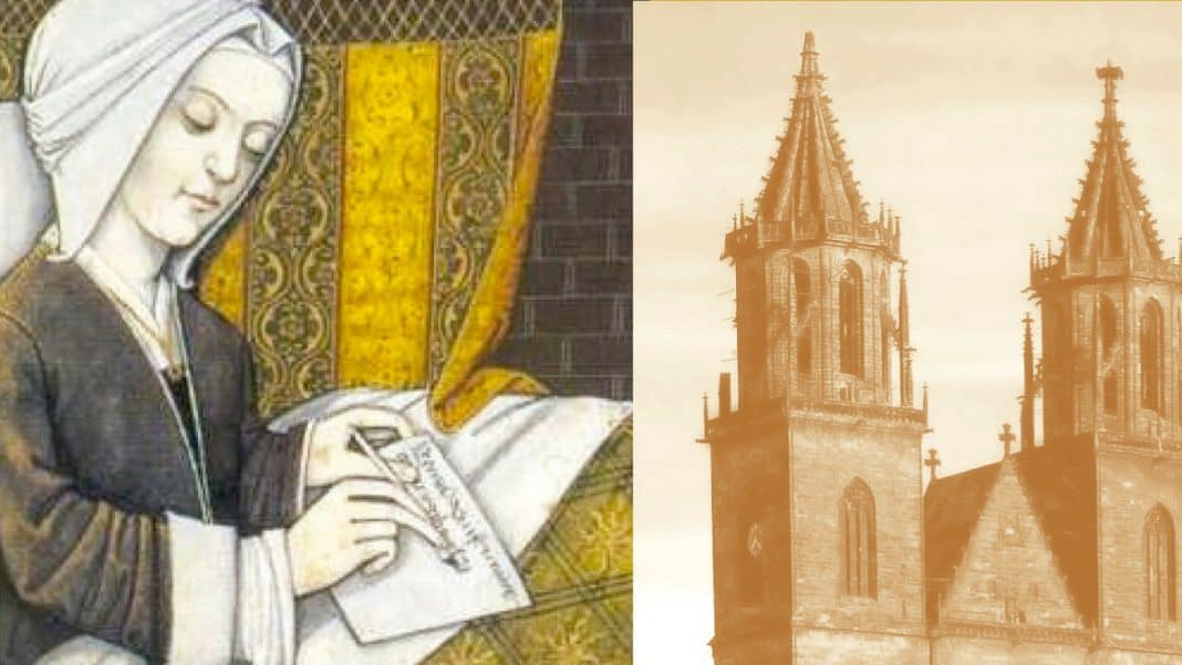 Matilde de Magdeburgo fue una de las más importantes y desconocidas figuras literarias de la Europa del siglo XIII, nacida hacia el año 1207 en uno de los numerosos castillos medievales que por entonces había en el norte de Alemania.