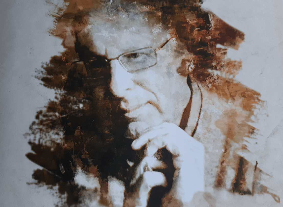 Retrato de Javier Sádaba en la portada de "Memorias desvergonzadas", publicadas por Almuzara.
