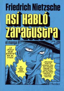 Versión manga de "Así habló Zaratustra", editado por la otra H (Herder).