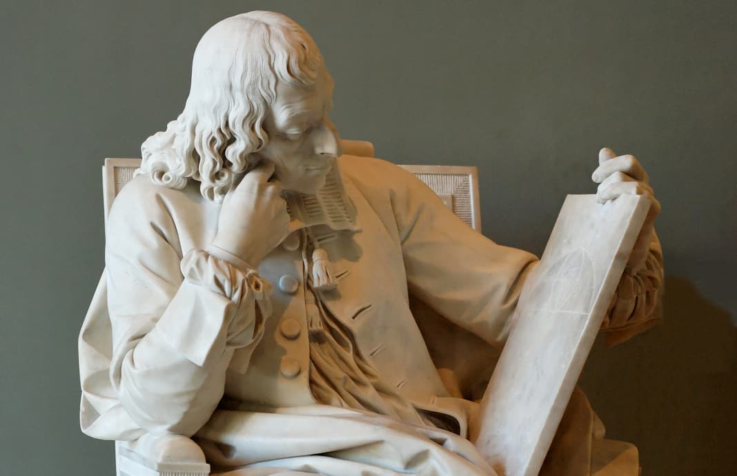 Blaise Pascal, por Augustin Pajou / Museo del Louvre, París / Fuente: Jartrow / Dominio público.