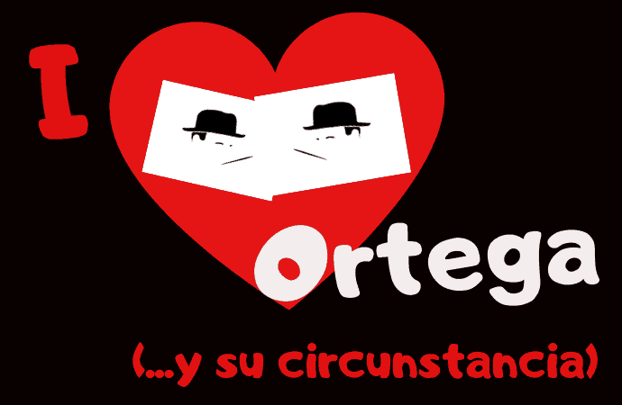 No siete, sino muchas más son las cosas que Ortega escribió sobre el amor. (La silueta es de Filosofers)