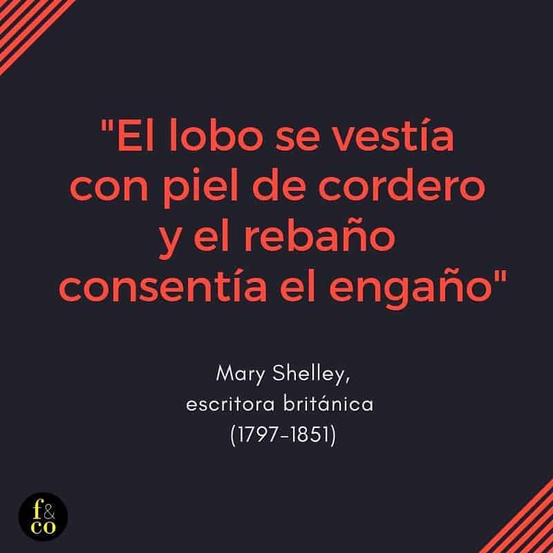 Frase filosófica Mary Shelley