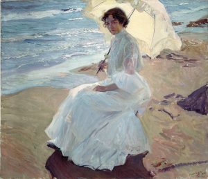 Clotilde en la playa, de Joaquín Sorolla (1904). Colección Museo Sorolla.