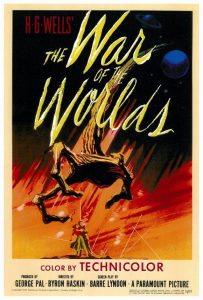 La guerra de los mundos, en versión cinematográfica se estrenó en 1953. Estaba basada en el libro de H. G. Wells. 