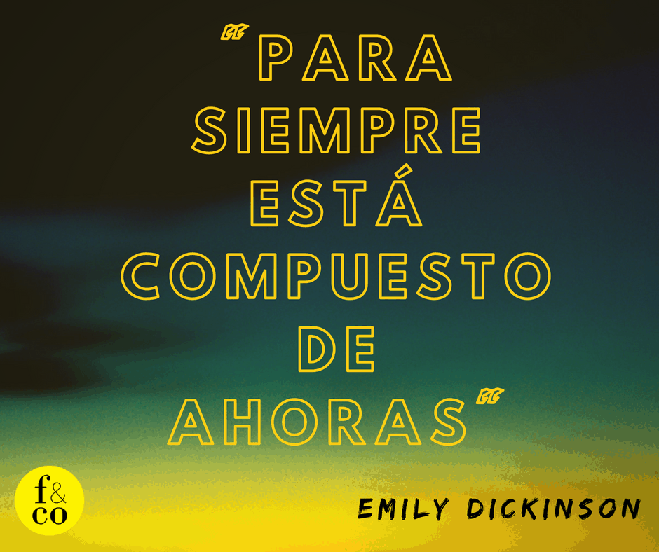 Frase filosófica Emily Dickinson