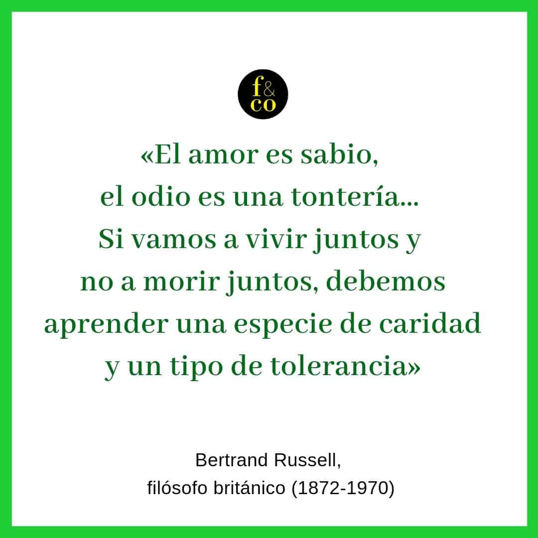 Frase filosófica Bertrand Russell