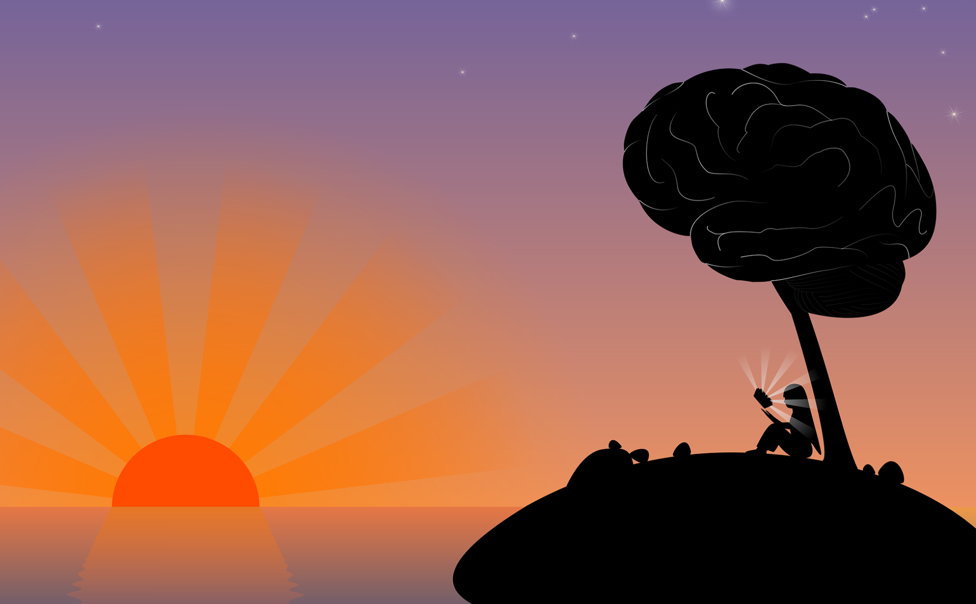 «En la soledad donde el yo se encuentra consigo mismo y ha de tener el valor para preguntarse por la validez de sus convicciones. En la ausencia de ruido», escribe Carlos Javier González Serrano. Imagen de 95C en Pixabay.