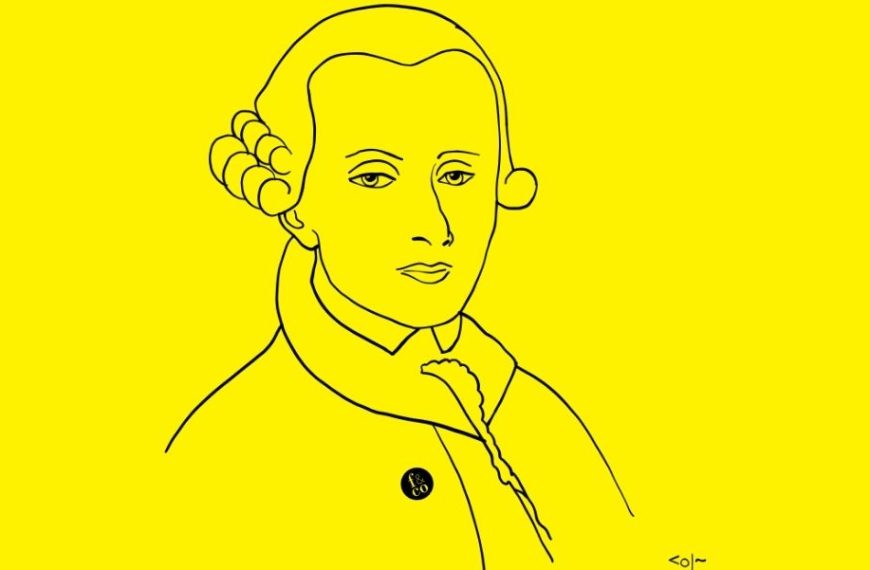 Kant: un viaje a lo trascendental. Kant es un hito de la filosofía occidental. Su filosofía supone el culmen de toda la reflexión anterior y el inicio de toda la filosofía posterior. Ilustración de Wikimedia Commons (user: Crovonrosso; CC BY-SA 4.0)