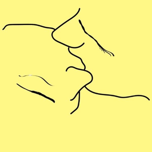 El dualismo alma-cuerpo se disuelve en el beso. En el beso las almas se rozan. Pensar el beso no es asunto baladí, sino un punto central de nuestra antropología. Ilustración de BiancaVanDijk Pixabay (CC0).
