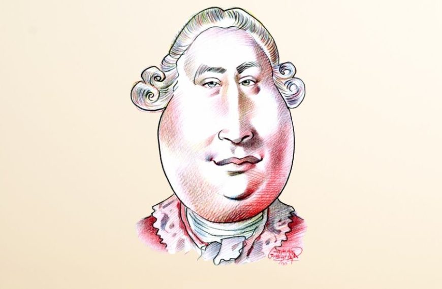 David Hume es el filósofo escocés más influyente de los últimos siglos. Aplicó el empirismo a las nociones clásicas de la filosofía y renovó el pensamiento de su época. Ilustración de Stéphane Lemarchand Caricaturiste (Wikimedia Commons, CC4.0).