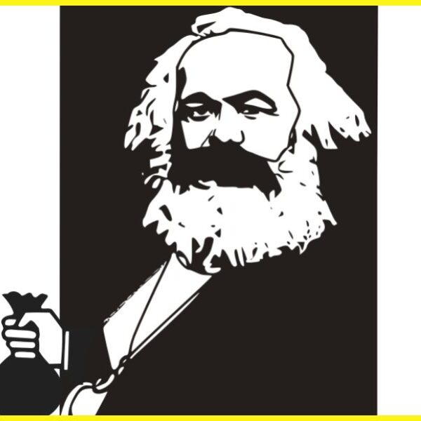 «El capital» es la obra en la que Karl Marx refutó la economía política del momento, además de proponer un nuevo modelo económico y de transformación social con influencia hasta nuestros días. Imagen extraída de Free SVG, de dominio público (CC 0 1.0).