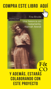 Filosofía & co. - COMPRA EL LIBRO Una herencia sin testamento Hannah Arendt