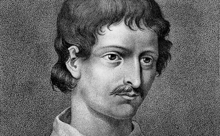 Giordano Bruno (1548–1600). Fragmento de imagen de Galería Wellcome Collection (2018-04-01): https:/ /wellcomecollection.org/works/qgt4dt8k CC-BY-4.0