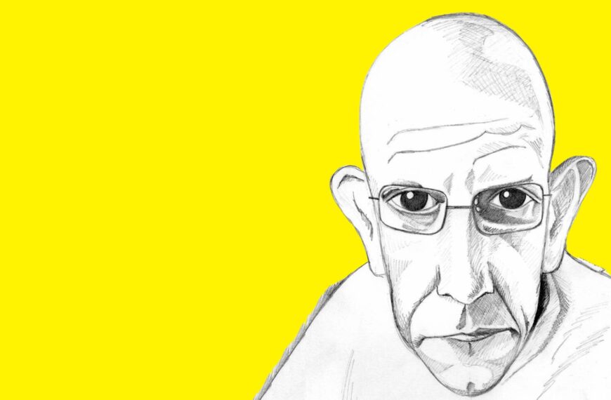 Michel Foucault es uno de los filósofos franceses más importantes de la segunda mitad del siglo XX, junto con Deleuze y Derrida. Diseño realizado a partir de la ilustración de andal13 en Deviantart (CC BY-NC-ND 3.0 DEED).