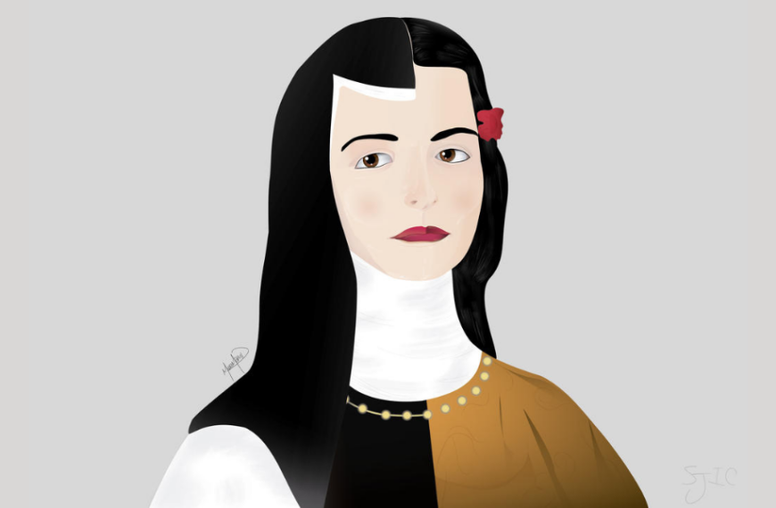 Sor Juana Inés de la Cruz fue una de las intelectuales y filósofas más relevantes del siglo XVII y ha dejado una huella indeleble en la historia. Ilustración de MikeMAMD, extraída de deviantart. Licencia CC BY-NC-ND 3.0 DEED.