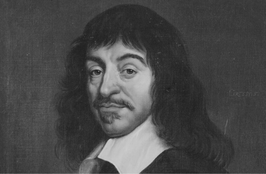Diseño realizado a partir del retrato de René Descartes realizado por Frans Hals, localizado en el Amsterdam Museum (licencia CC 2.5).