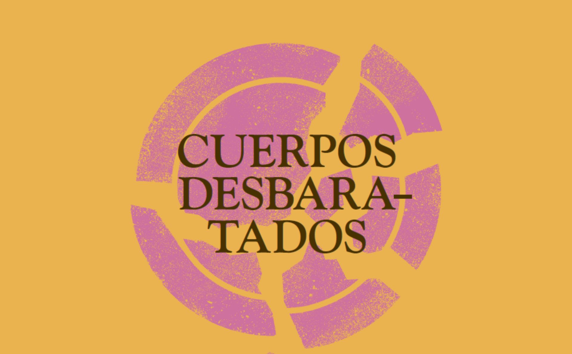 Fragmento de la portada del libro «Cuerpos desbaratados», de Libros de FILOSOFÍA&CO. Diseño del estudio de Laia Guarro.