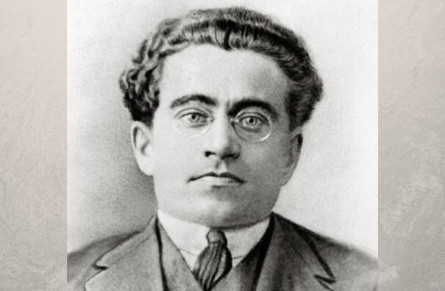 Retrato de Gramsci de 1922, de Wikimedia Commons, de dominio público.