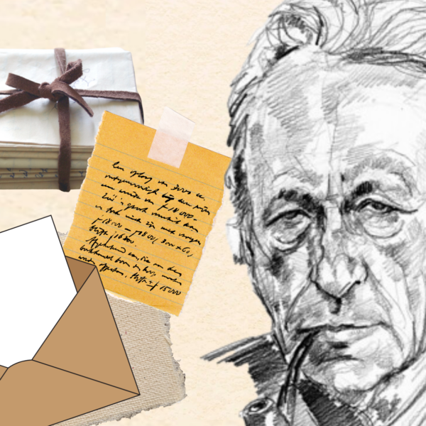 La Ética que no llegó a escribir Althusser. Diseño hecho a partir de ilustración Louis Althusser for Pifal, de Arturo Espinosa, en Flickr, y elementos de Canva Pro.