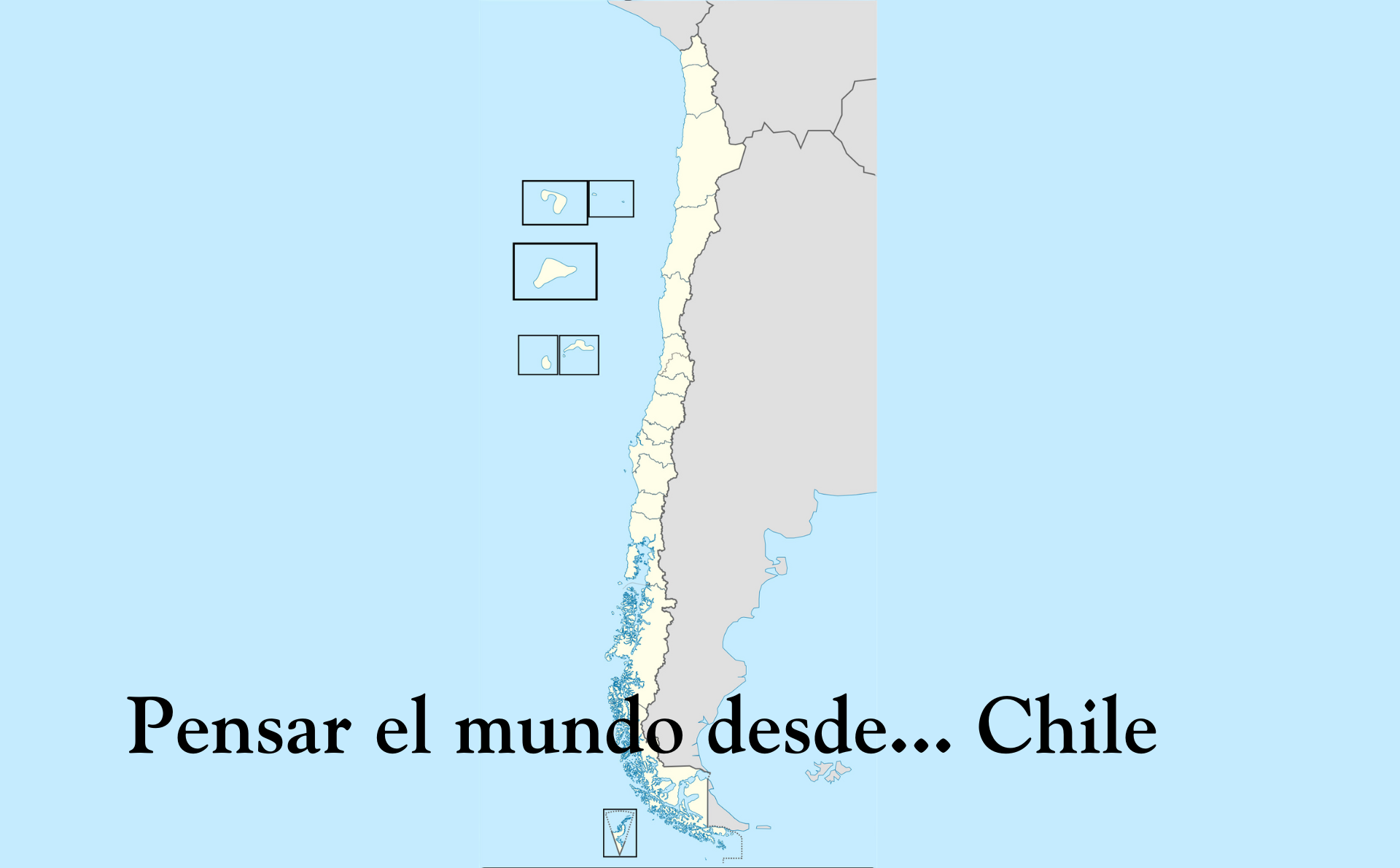 Chile, mapa de Wikimedia Commons bajo licencia CC BY-SA 3.0.