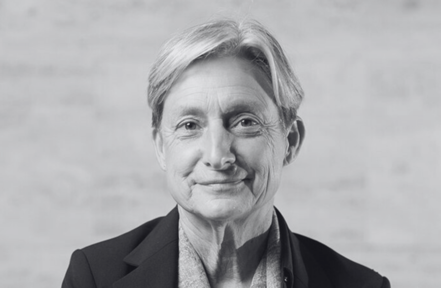 Fotografía de Judith Butler hecha por el CCCB en 2018.