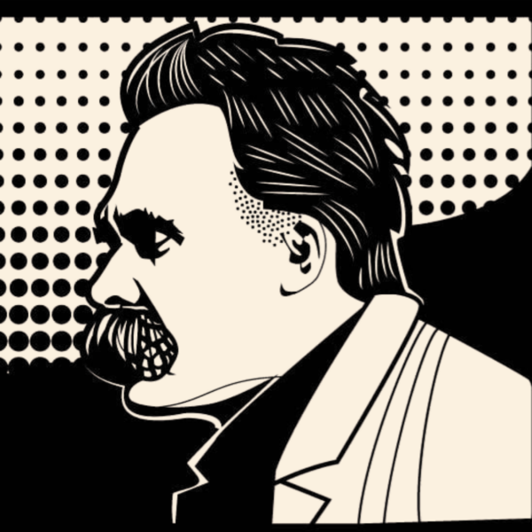 «Retrato de Friedrich Nietzsche», diseño de VectorOpenStock, extraído de Vectorportal.com, con licencia Creative Commons Attribution (CC BY 4.0).