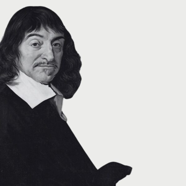 Cuerpo y alma o «res extensa» y «res cogitans» son conceptos centrales en Descartes. Retrato de Descartes de Frans Hals, de 1648, extraído de Wikimedia Commons (Dominio Público).