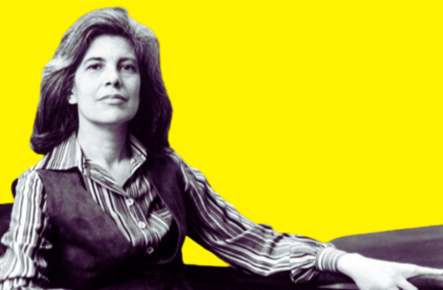 Susan Sontag plantea que las imágenes son clave para entender las guerras. Diseño a partir de imagen de Sontag de 1979, de Wikimedia Commons (Dominio Público).