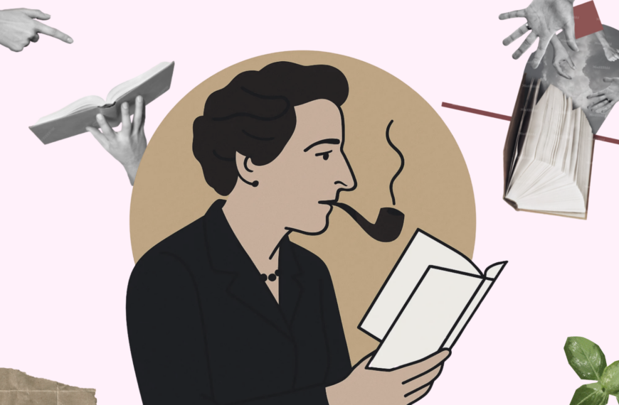 Diseño realizado a partir de la ilustración de Arendt realizada por Sora (licencia CC) y los elementos de Freepiks (licencia CC).