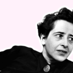 Fotografía de Hannah Arendt, tomada por Fred Stein (licencia CC, extraída de la enciclopedia nacional de Dinamarca, lex.dk).