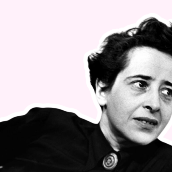 Fotografía de Hannah Arendt, tomada por Fred Stein (licencia CC, extraída de la enciclopedia nacional de Dinamarca, lex.dk).