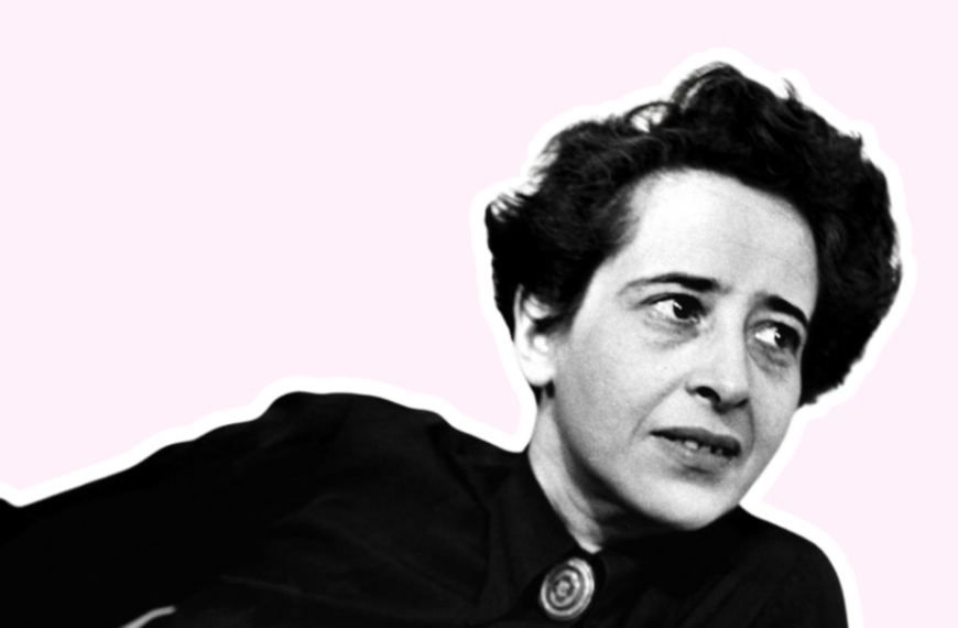 Fotografía de Hannah Arendt, tomada por Fred Stein (licencia CC, extraída de la enciclopedia nacional de Dinamarca, lex.dk).
