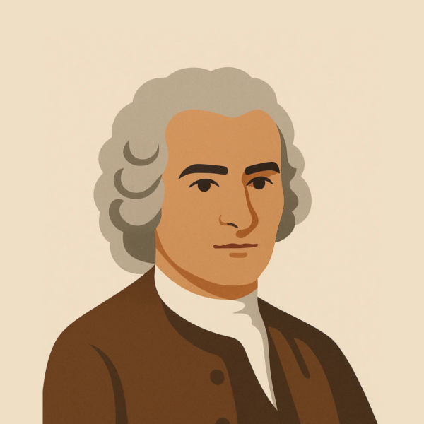 Ilustración de Rousseau realizada por Sora, de OpenAI (licencia CC).