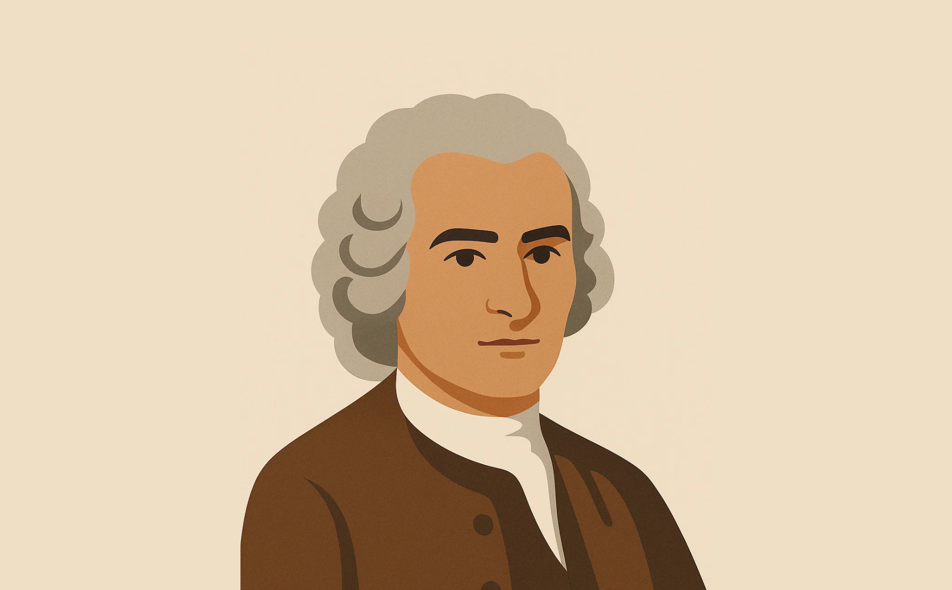 Ilustración de Rousseau realizada por Sora, de OpenAI (licencia CC).