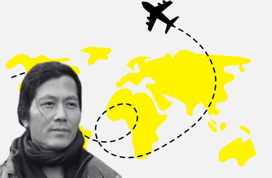 Para Han, el turista no comprende la cultura sobre la cual se arraigan los espacios como lugares de apertura hacia lo extraño y lo nuevo, sino que los ve como esferas de consumo de identidades que satisfacen el impulso de tener que surge en el marco del desarrollo de subjetividades capitalista. Diseño a partir de imagen cedida por Byung-Chul Han y vectores de Canva Pro.