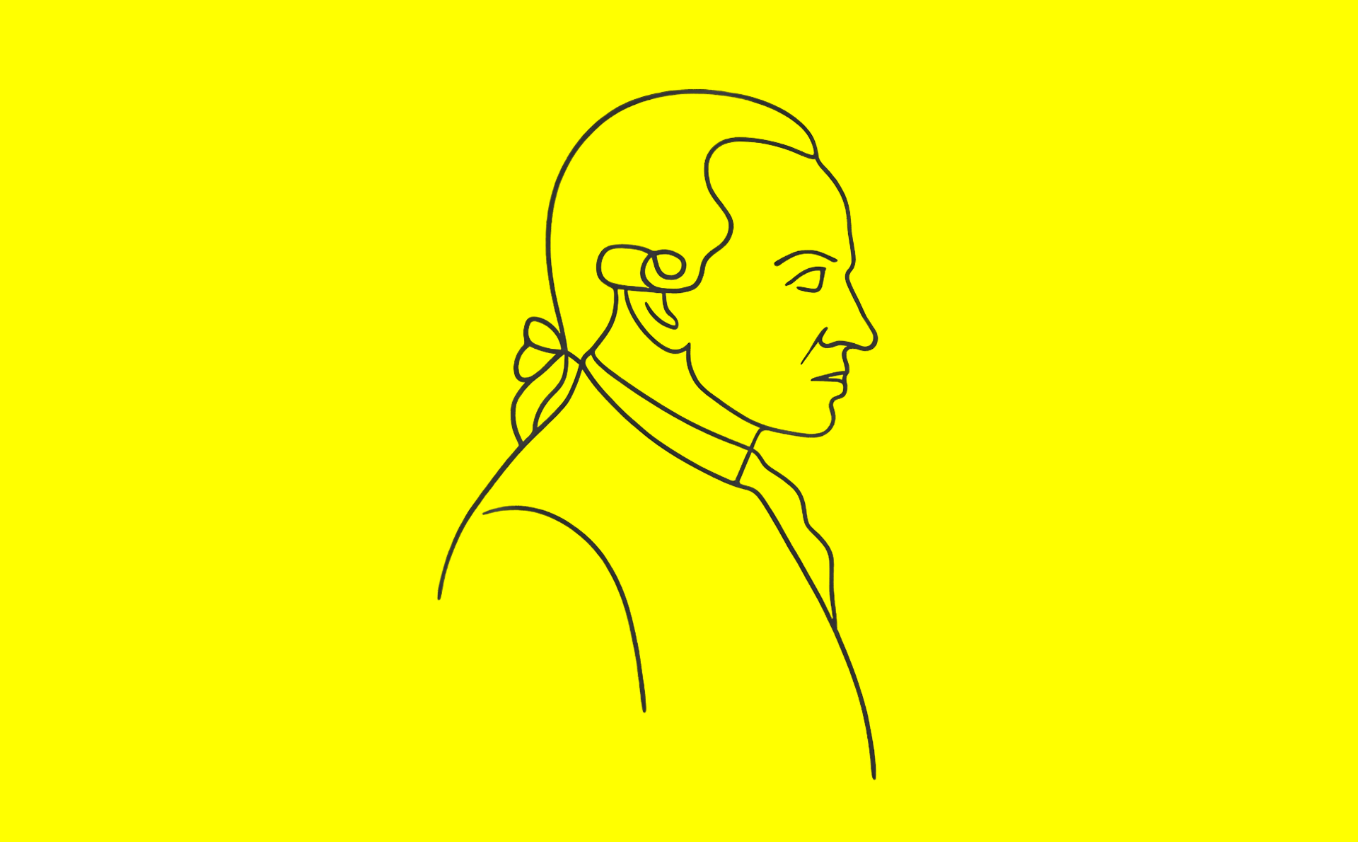 Ilustración de Kant realizada por Sora (16 de octubre de 2025, licencia CC.).