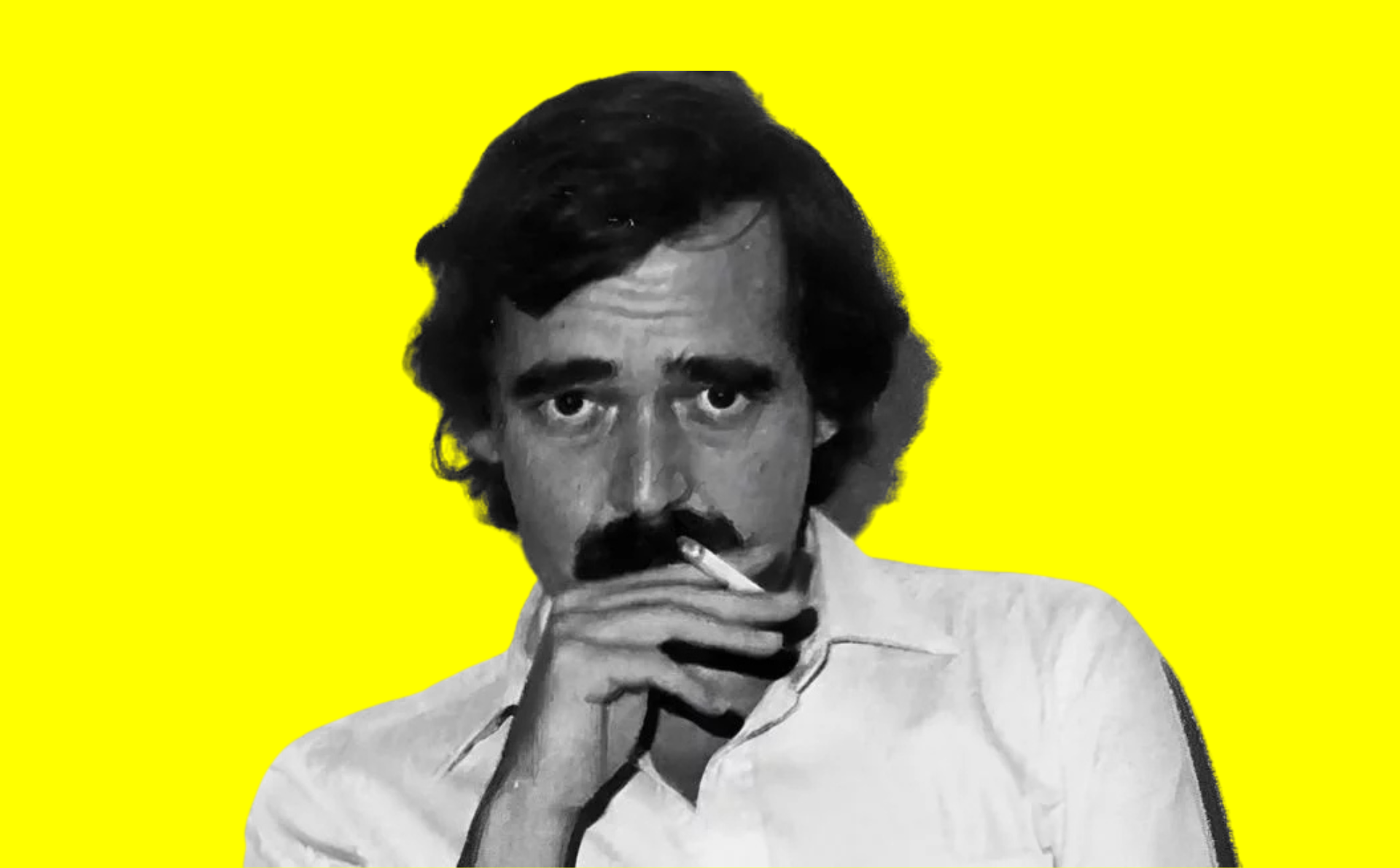 Diseño realizado a partir de la fotografía de Eugenio Trías cedida por su familia.