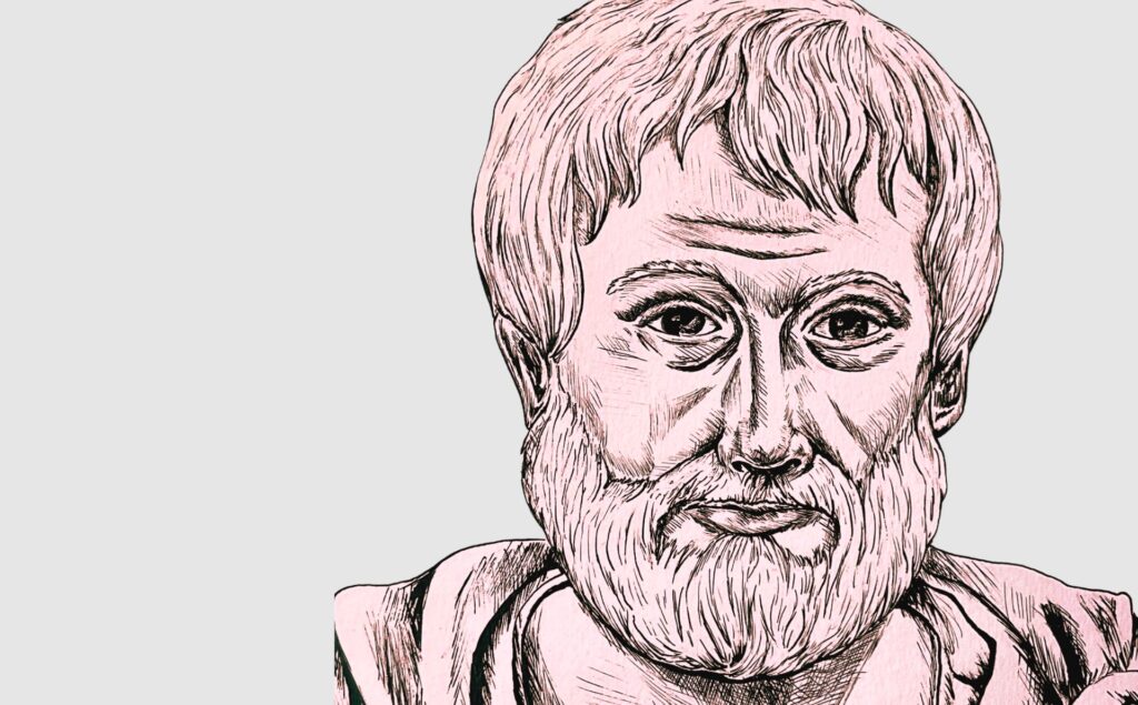 Dosier — Aristóteles El concepto de vida para Aristóteles es fundamental para abordar su pensamiento metafísico. Ilustración de Aristóteles de Inés García Soria.