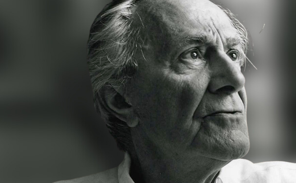 Fotografía de Jean François Lyotard, realizada por Bracha L. Ettinger (Wikimedia Commons).