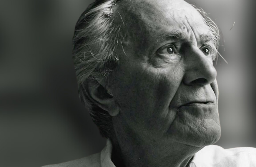 Fotografía de Jean François Lyotard, realizada por Bracha L. Ettinger (Wikimedia Commons).