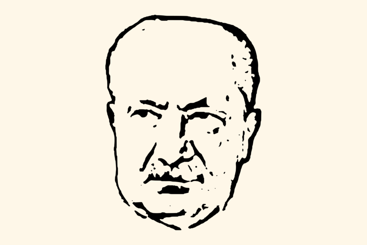 Ilustración de Martin Heidegger, extraída del Archivo Heidegger de la Universidad de Sevilla (licencia CC).