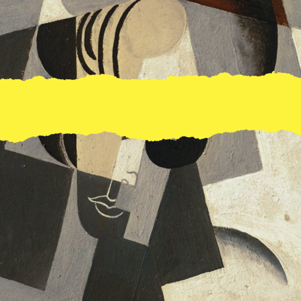 Diseño realizado a partir del «Retrato de Josette Gris», de Juan Gris (1916)