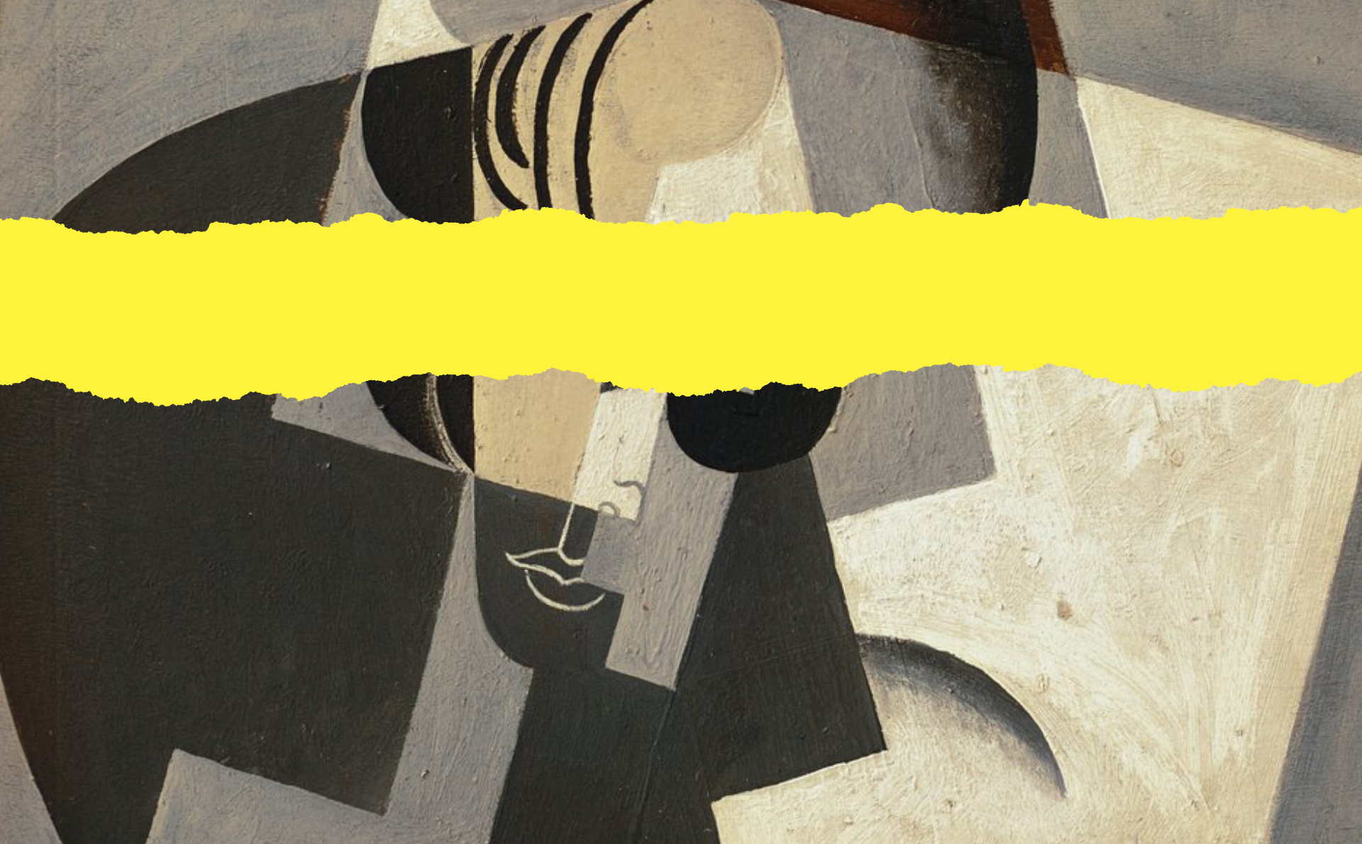 Diseño realizado a partir del «Retrato de Josette Gris», de Juan Gris (1916)