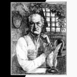 Página de Inicio 2025 El marqués de Sade revolucionó la concepción filosófica clásica sobre el mal. Diseño a partir de autorretrato de Sade, extraído de Wikimedia Commons, con licencia CC BY-SA 3.0.