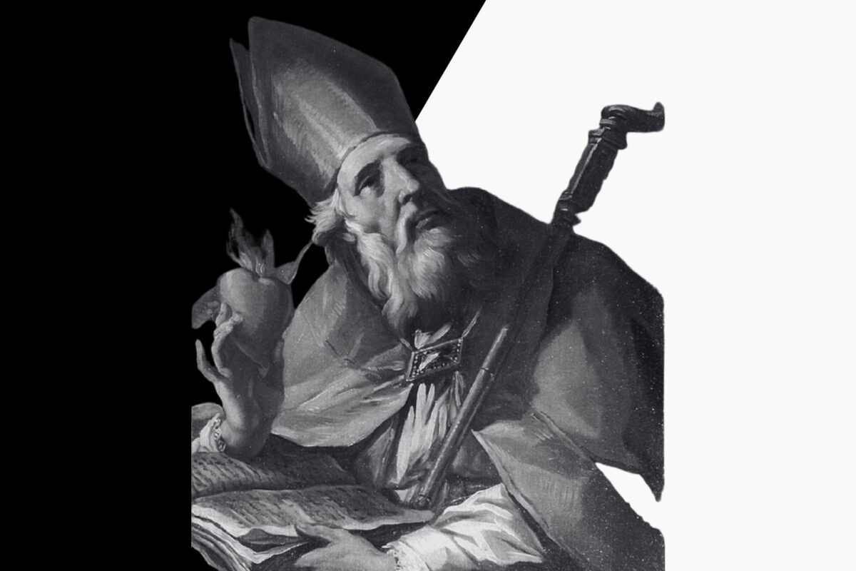 San Agustín. Diseño a partir de imagen de Wikimedia Commons, de dominio público.