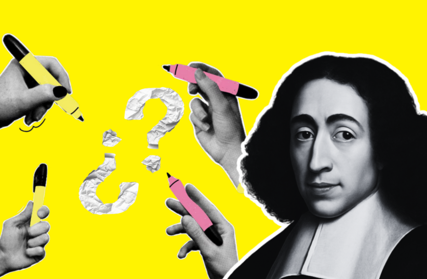 Diseño realizado a partir del retrato de Spinoza (autor desconocido; licencia Public Domain Mark 1.0 Universal) y elementos de Freepik (licencia CC).