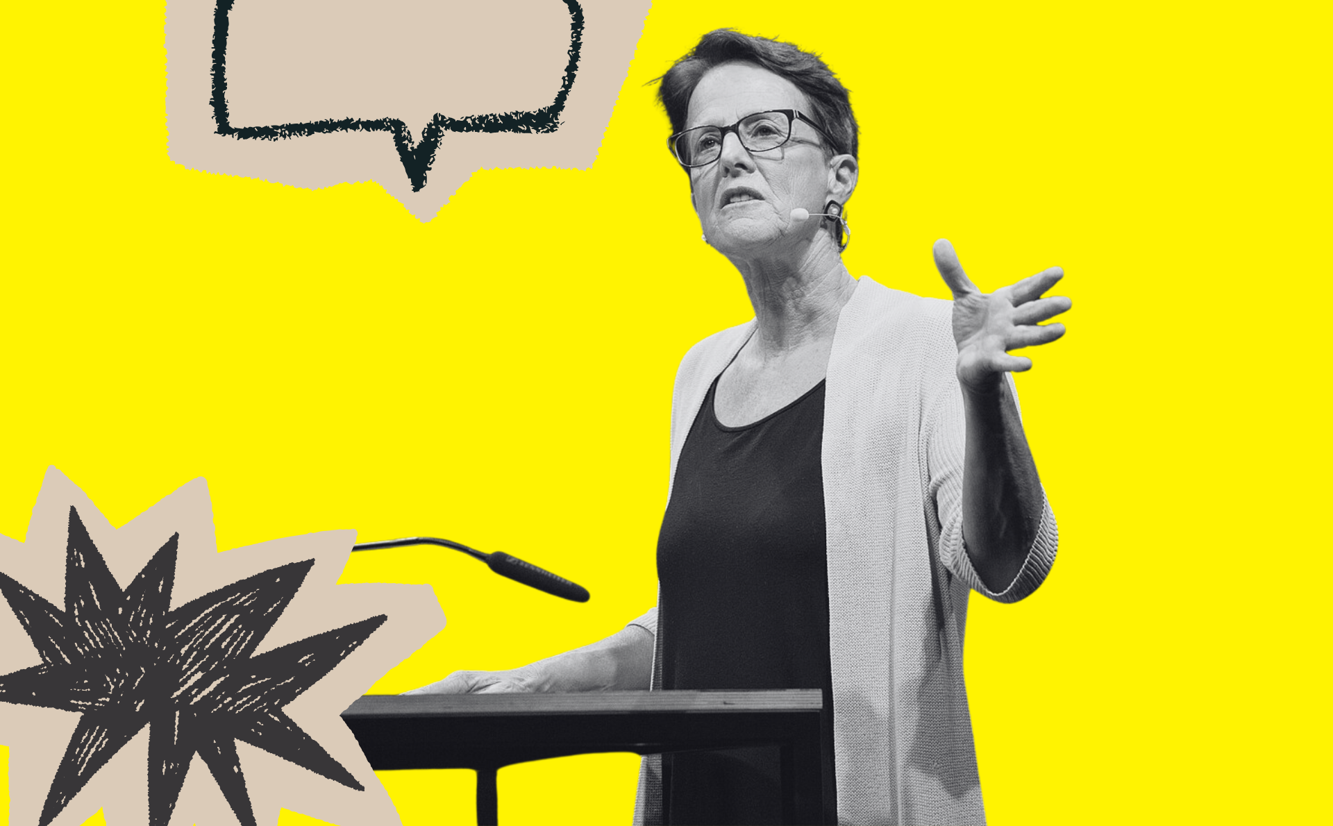 La desdemocratizaciÃ³n es uno de los conceptos clave para entender nuestro presente. Wendy Brown impartiendo la "Democracy Lecture" (Conferencia sobre la Democracia) en el HKW BerlÃ­n en 2017. FotografÃ­a de Santiago Engelhardt (Wikimedia Commons, CC).