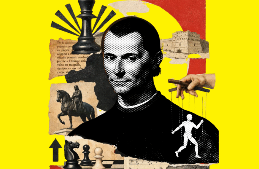 La vida de Maquiavelo: del destierro a la escritura Diseño de Maquiavelo realizado por Sora y CanvaPro (licencia CC).